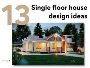 Read more about the article Single floor house design ideas and front elevation