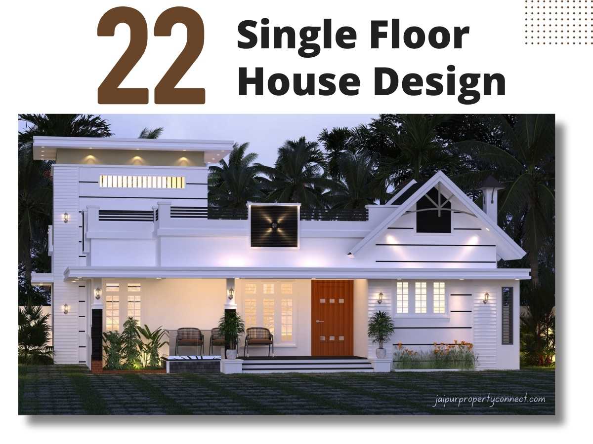 Simple Single Floor House Design 22