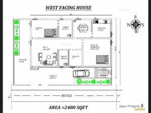 Read more about the article 15 Best West Facing House Plans Based On Vastu Shastra 2023