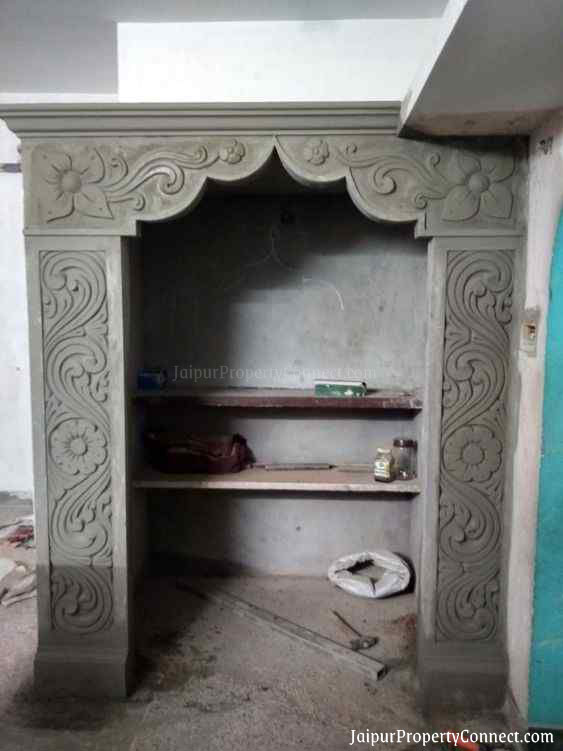Cemented Mandir Design for Home