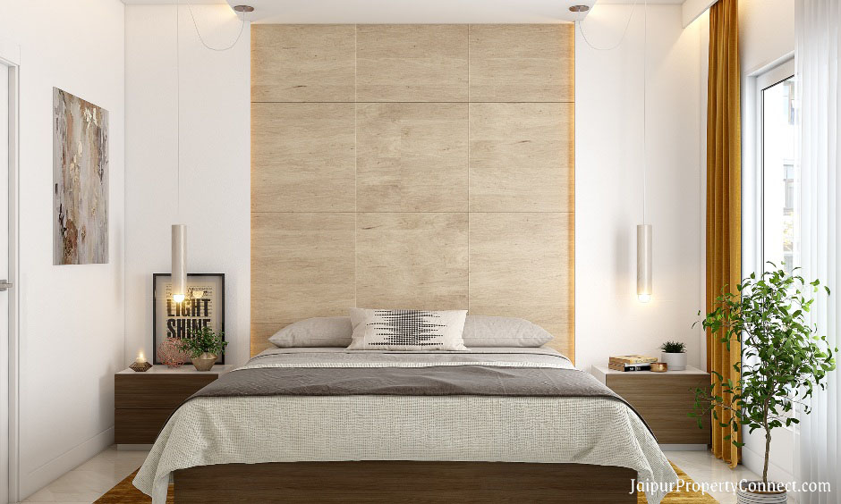 master-bedroom-in-2bhk-home-designed-with-wooden-accent-wall