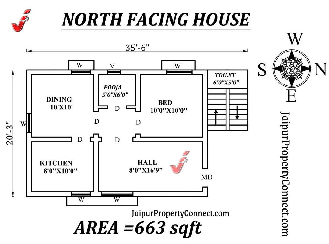 15 Beautiful 1 BHK House Plans For Indian Homes | Styles At Life