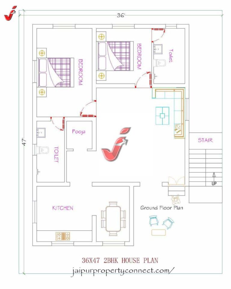 10 Modern 2 BHK Floor Plan Ideas for Indian Homes