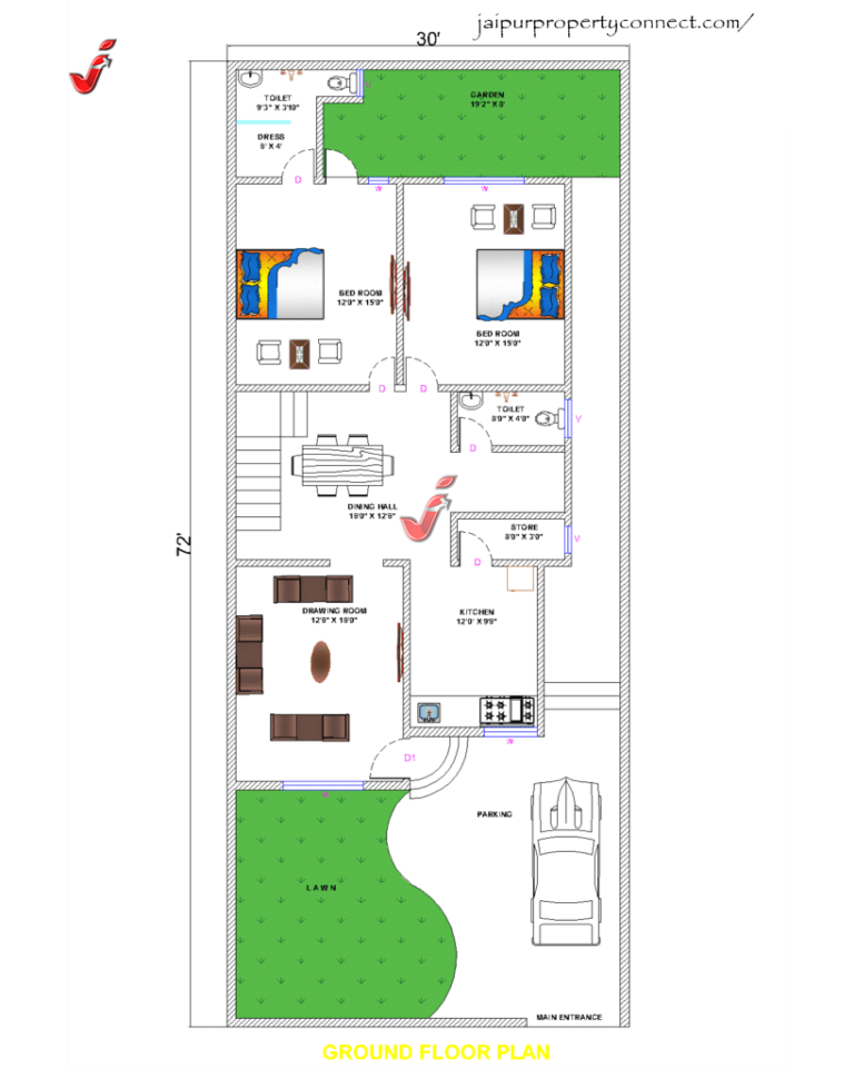 10 Modern 2 BHK Floor Plan Ideas For Indian Homes