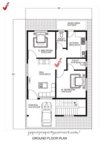 10 Modern 2 BHK Floor Plan Ideas for Indian Homes